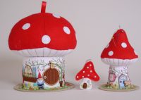 Fairy Crescent Toadstool Pattern