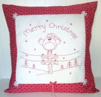 Redwork Robin Pattern also panel available