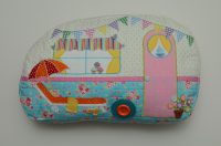 My Holiday Home Caravan Cushion Pattern