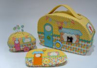 Travelling Sewing Set Caravan Pattern