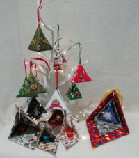 Christmas Pyramid Advent Gift Boxes Pattern