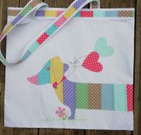 The Long and Short sausage dog Bag & Cushion Pattern now fabric kit available too