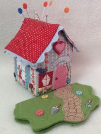 Welcome House Pin Cushion Needle Case Pattern