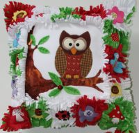 Woodland Friends Owl & Toadstool Fleece Cushions Pattern