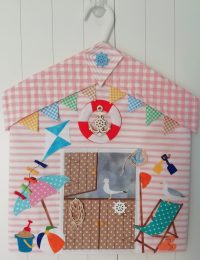 Laundry Hut Peg Bag Pattern including coat hanger & embellishments