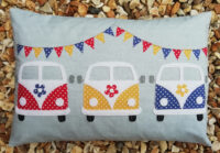 Happy Campers Cushion Pattern - Digital