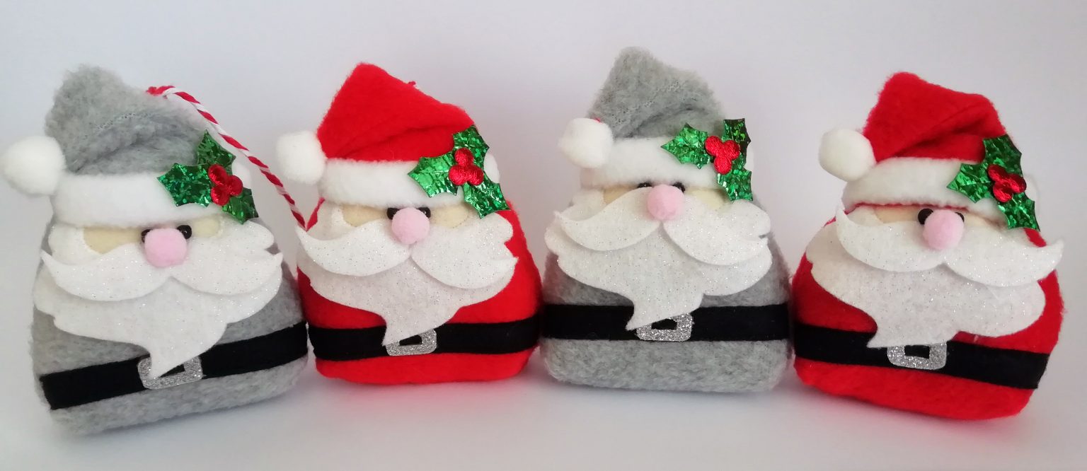 Mini Santa Christmas decoration Kit – Endless Thread Design
