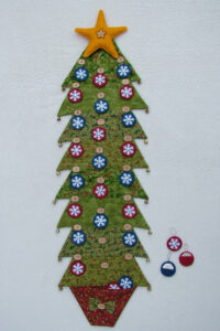 Snowflake Advent Calendar Christmas Pattern