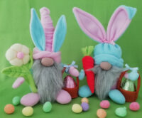 Wizzle and Wally the  Easter gnomes Pattern