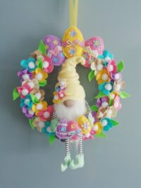 Spring time gnome Wreath Pattern