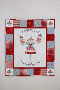 A Balanced diet Wallhanging