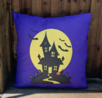 Haunted house!! Halloween cushion Pattern