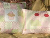 Cup cake cushion  Digital Pattern 2 designs